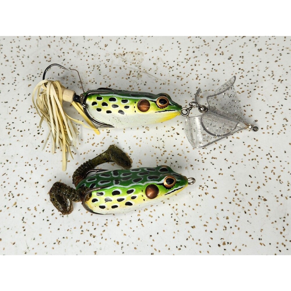 Booyah Bait Co Pad Crasher Leopard Frog Lures BYPC3901 Lot Of 2